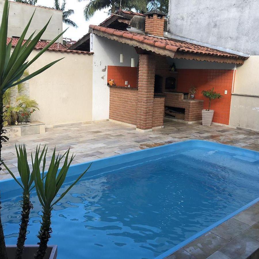 Casa Com Piscina Em Mongagua Villa Praia Grande  Buitenkant foto